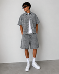 Stone Washed Denim Set